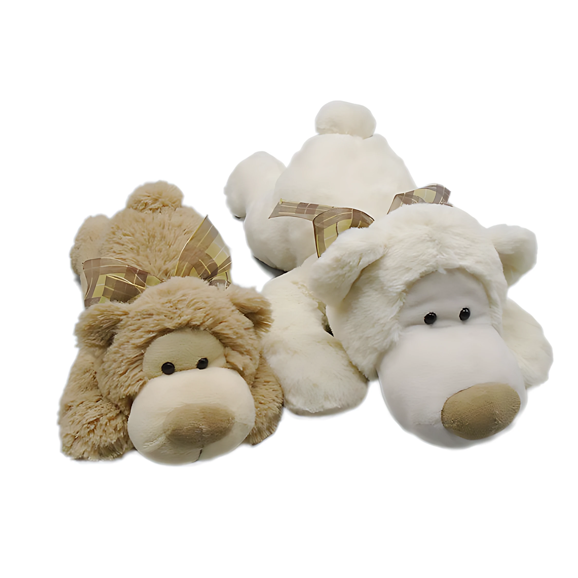 Custom Stuffed Bear Toy Plush Animal with Bowtie Filled with PP Cotton