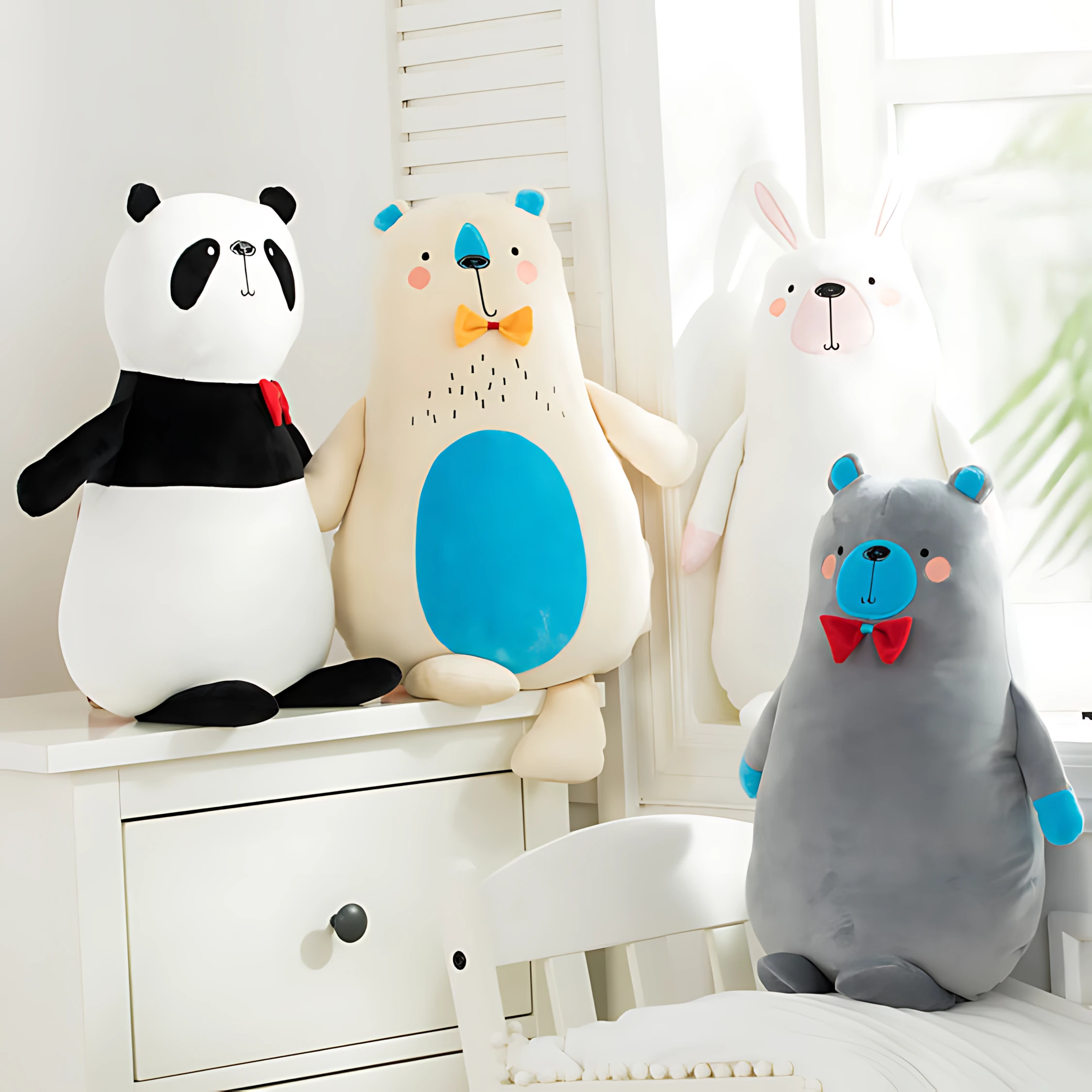 Kawaii Custom Plush Toys Stuffed Animals Fluffy Dolls Soft Toys
