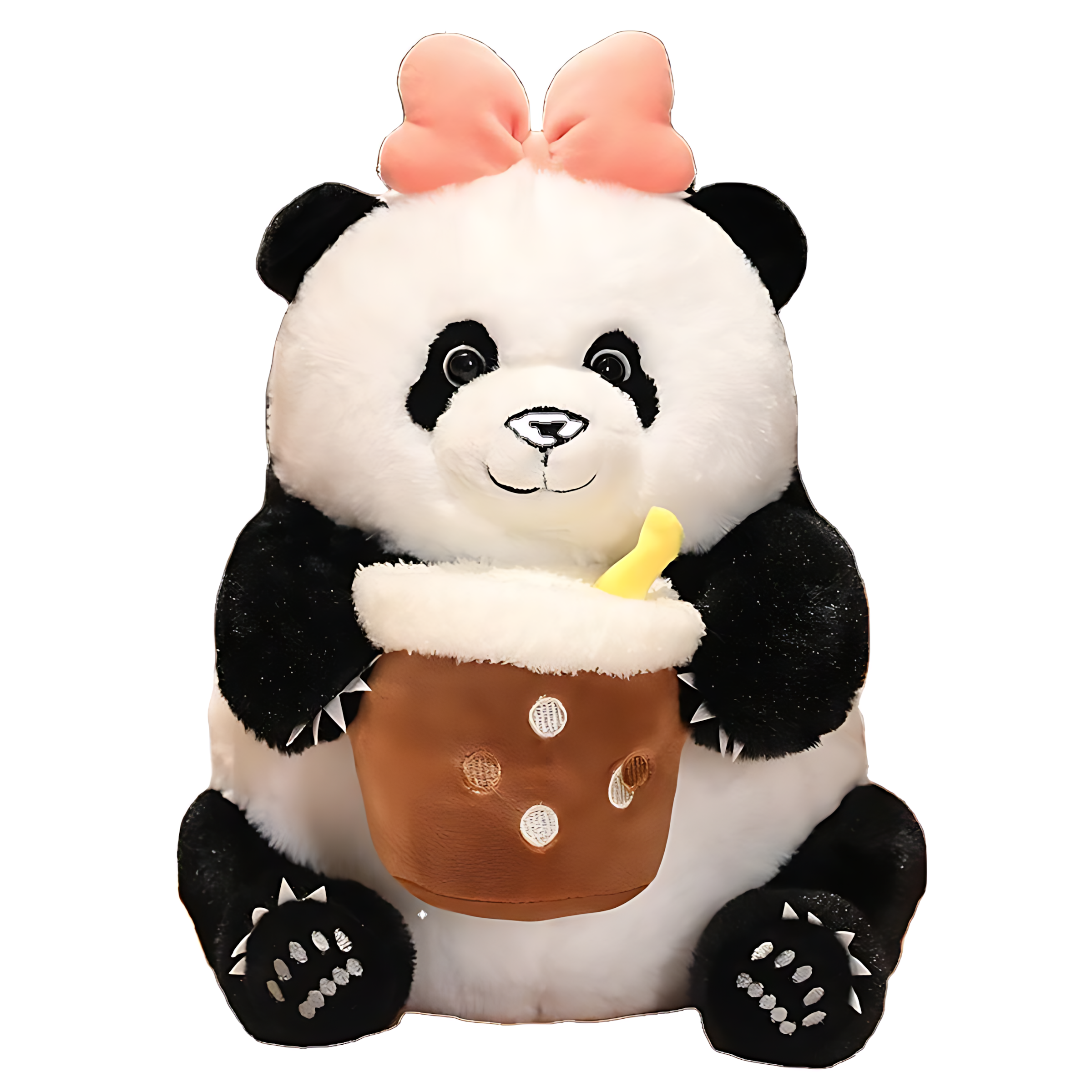 Custom Soft Boba Panda Plush Toy