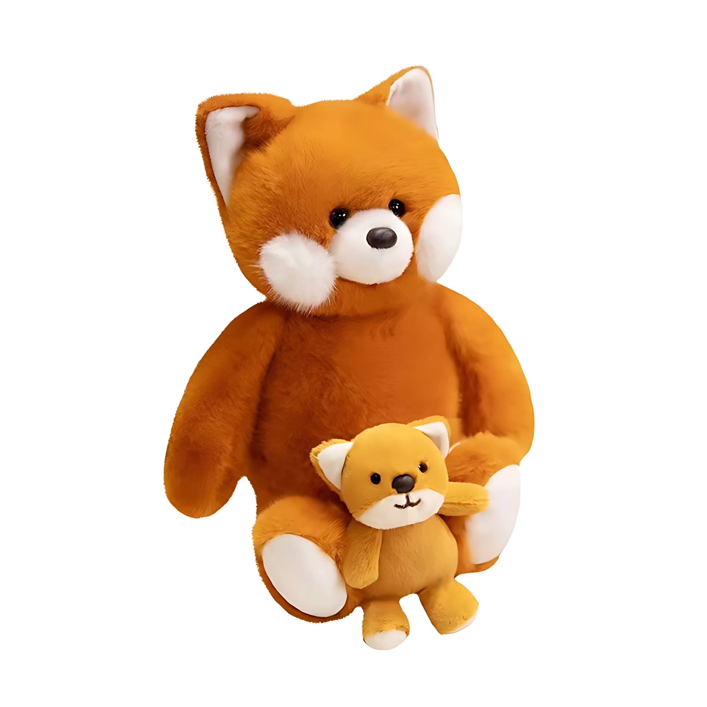 Plush Cartoon Mother and Child Animal Toys