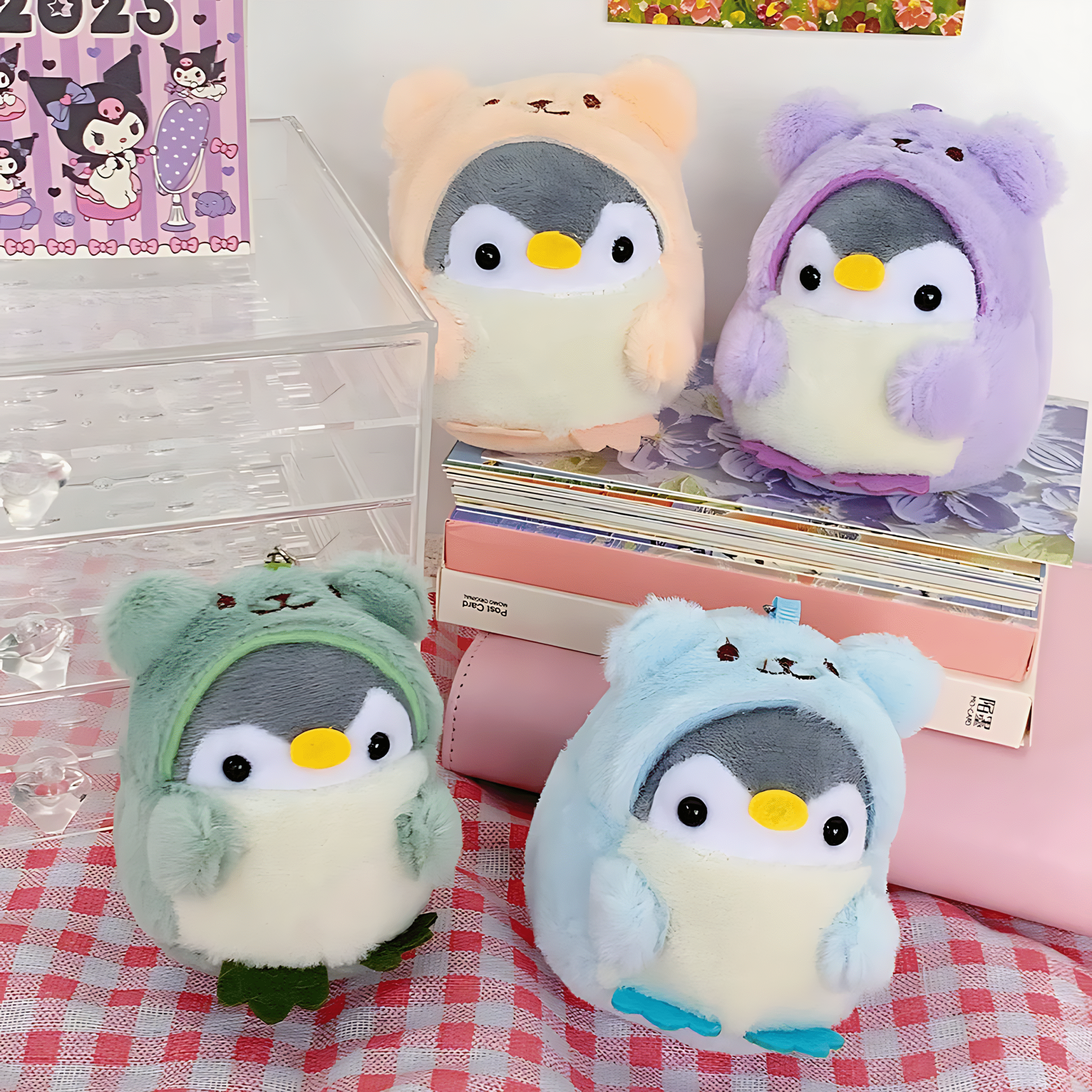 Cartoon Penguin Pendant Keychain Cute Bag Pendant for Toys