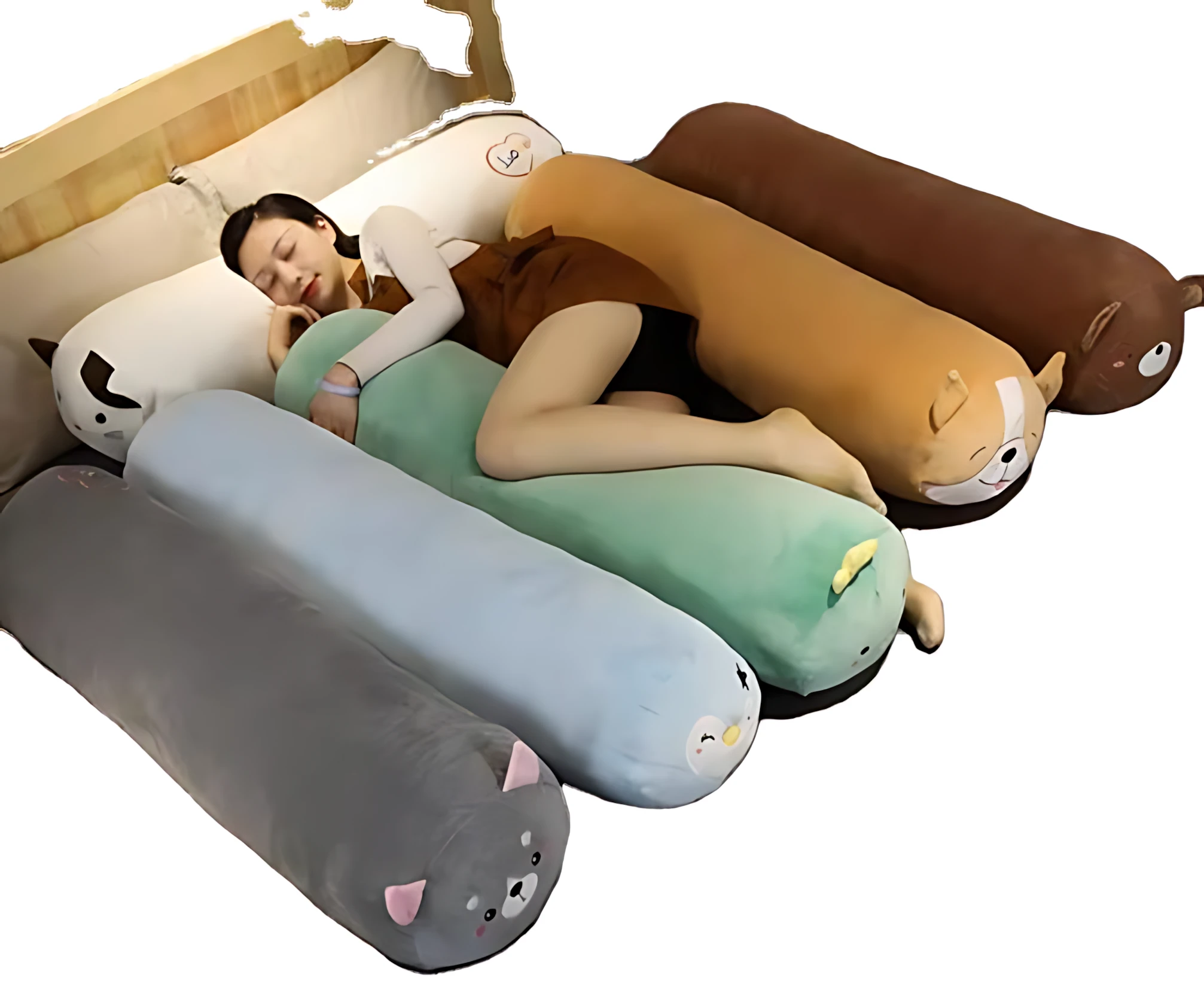 Creative soft animal long mat