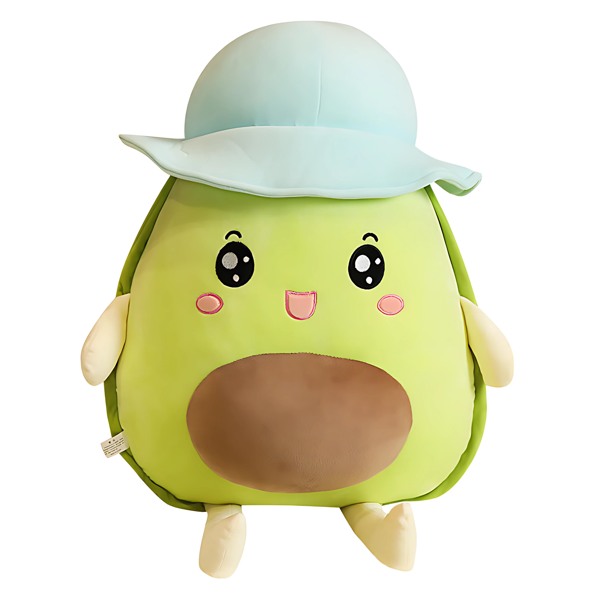 Cute avocado plush toy avocado throw pillow